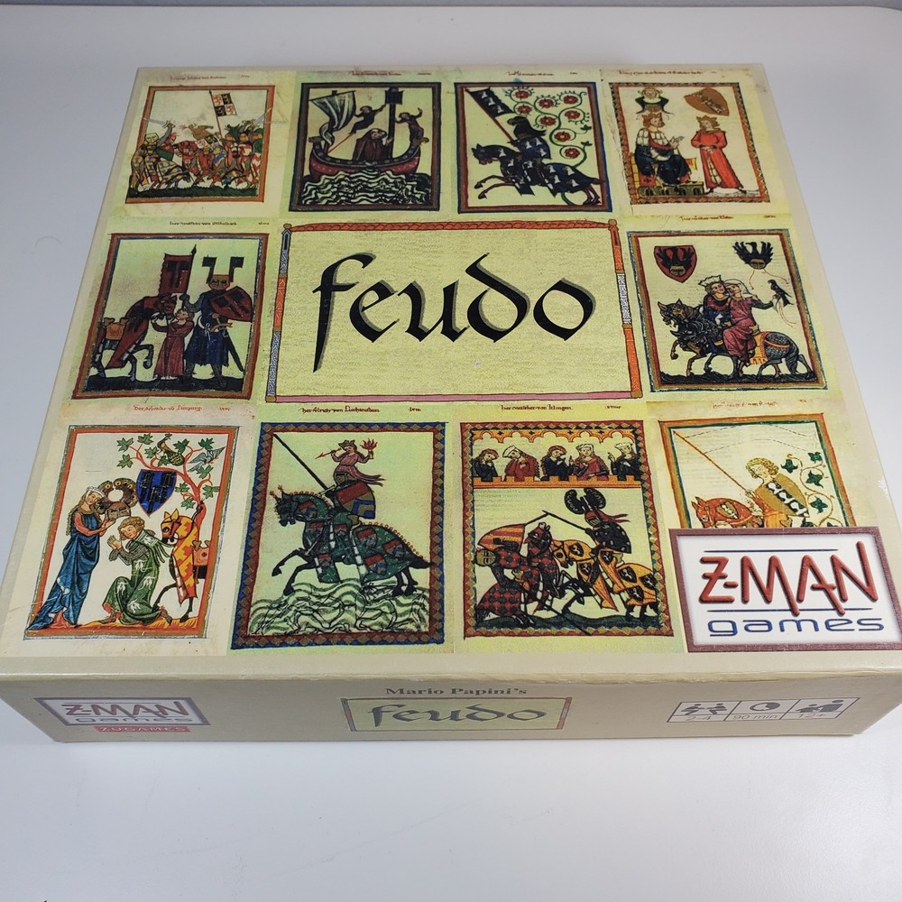 Fuedo Board Game Medieval England Strategy Z-Man Zugames ZMG 7014 Complete - Picture 2 of 9